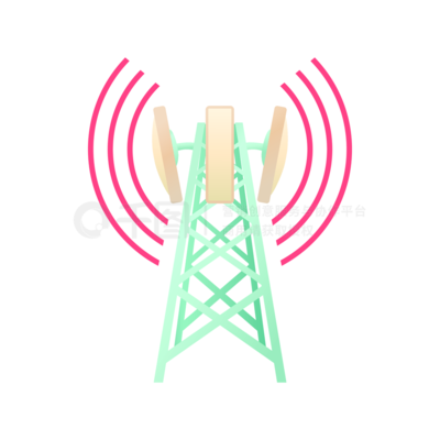 耸立之塔 动画风格中的电信通讯美学